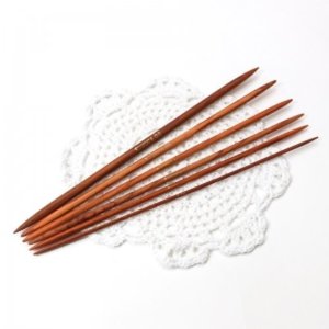 Susanne 로즈우드 장갑바늘 20Cm Knitting Needles RoseWood(5개세트)