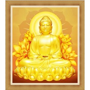 A16b 석가모니부처님(5D 프린트십자수)-290202 (부분수)