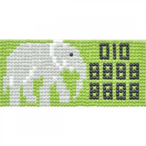 A05i 보석주차-코끼리(KP0211)-스티치하우스 종이번호판