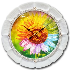 접시꽃시계-특대(29.5cm,무소음) 시계만의 상품-수는 별도