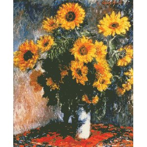 [올]202-모네의 Sunflowers  -도안만의 상품