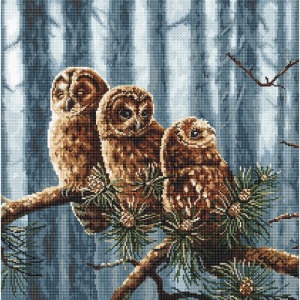 LETISTITCH Kit/ Owls family-946