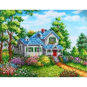 O15b 정원이있는풍경(stitchhouse5D보석자수)-KB0024