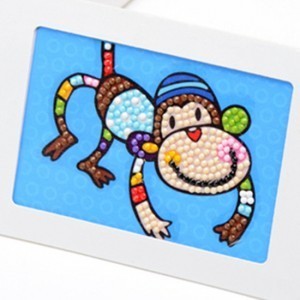 [키즈보석] 재주넘는원숭이(보석자수)-KM0016